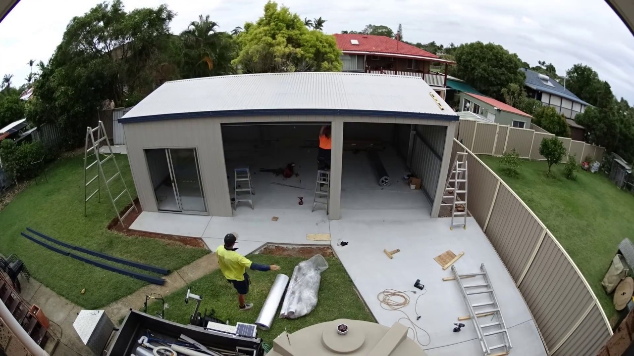 Ranbuild 6 X 9 Shed Build time lapse