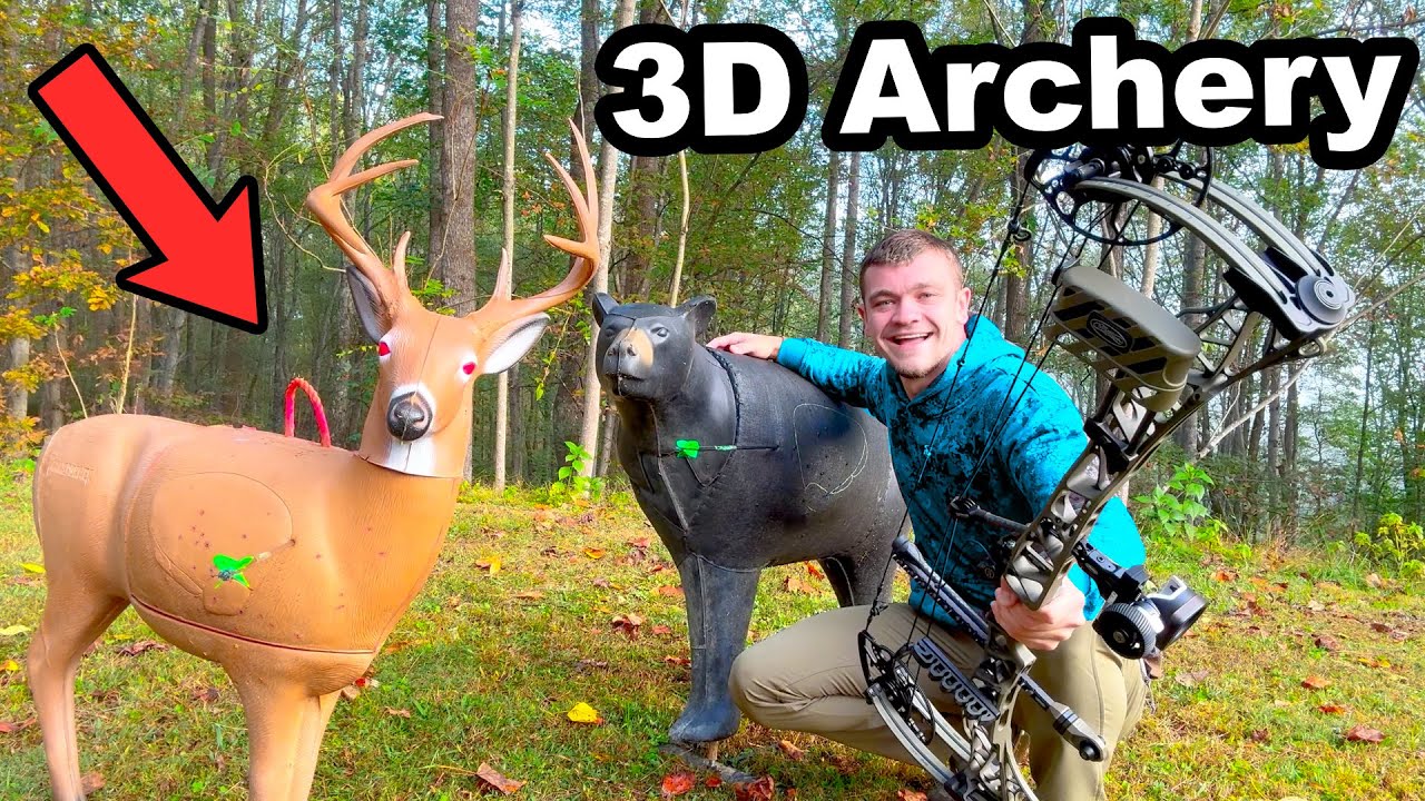 Shooting 3D Archery to Prepare for My Moose Hunt! 