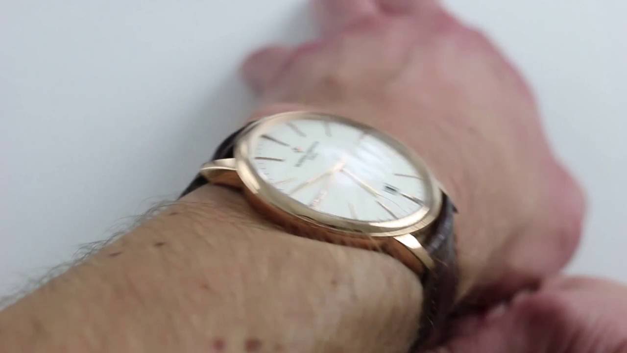 Обзор бывших в употреблении часов класса люкс Vacheron Constantin Patrimony