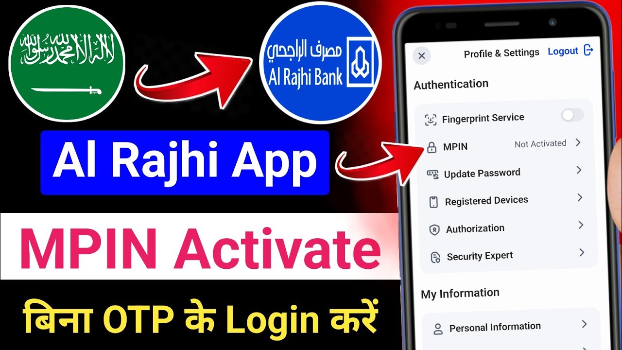 Al Rajhi App MPIN Activate | Al Rajhi App Login Without OTP | mpin registration in 2024