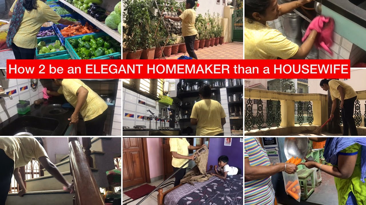 How to be a Smart Homemaker with Elegant Homemaking skills / Homemaker vs Housewife