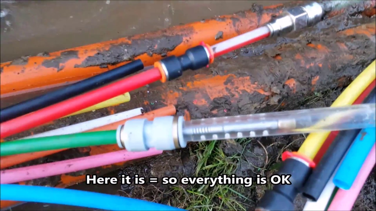 How to: On site quality control microduct. Test of the ducting