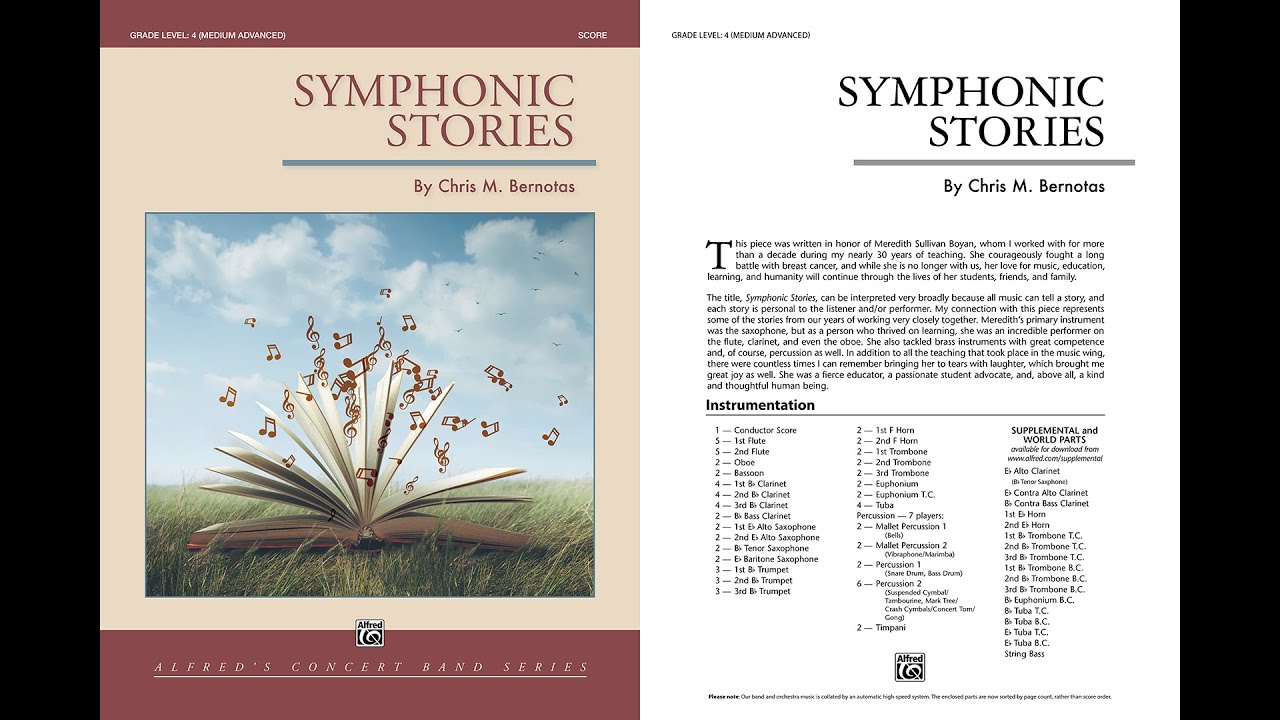 Symphonic Stories, by Chris M. Bernotas – Score & Sound