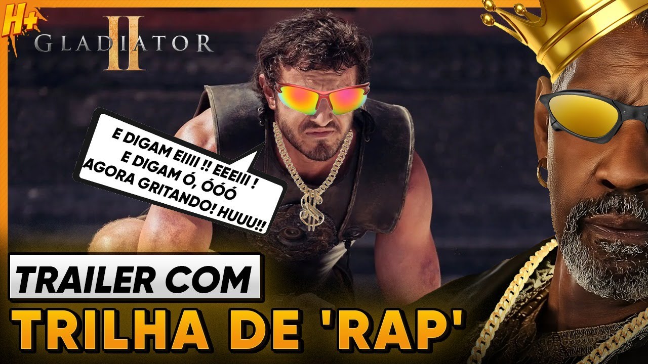 GLADIADOR 2 - TRAILER É BOM ATÉ CHEGAR A TRILHA