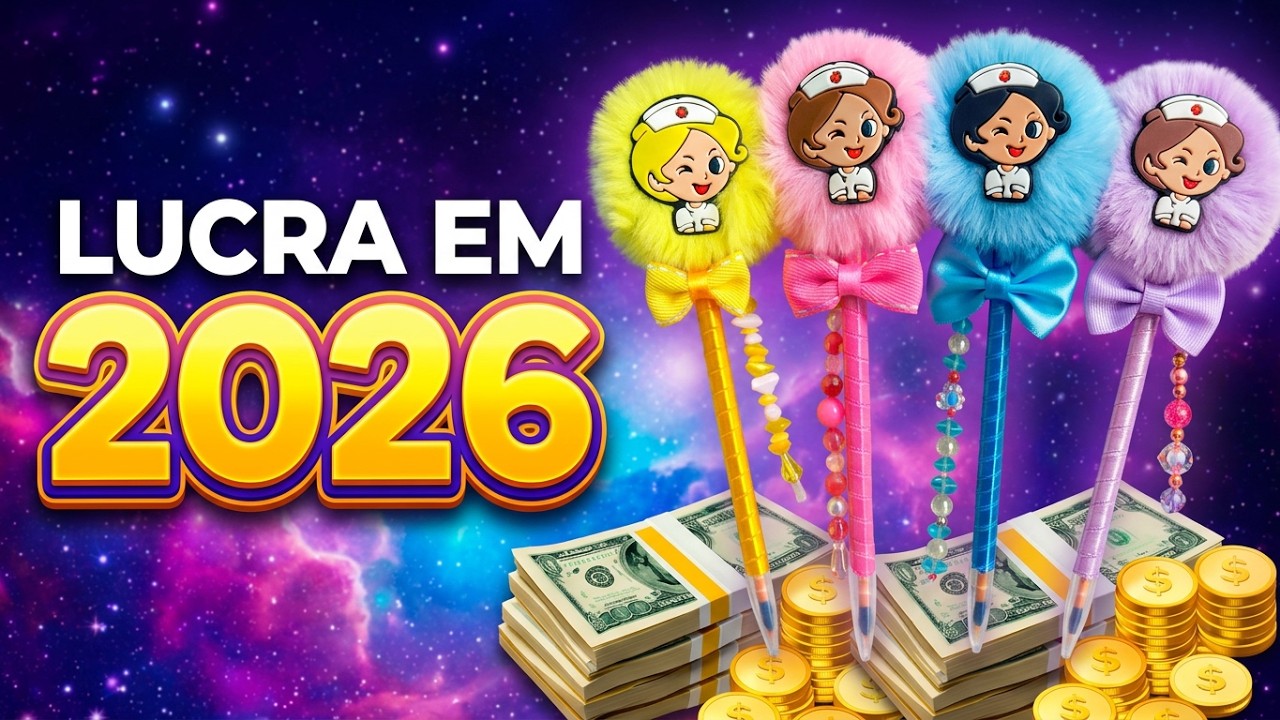 Como Ter Renda Extra com Canetas Personalizadas em 2026  Baixo Custo e Alto Lucro