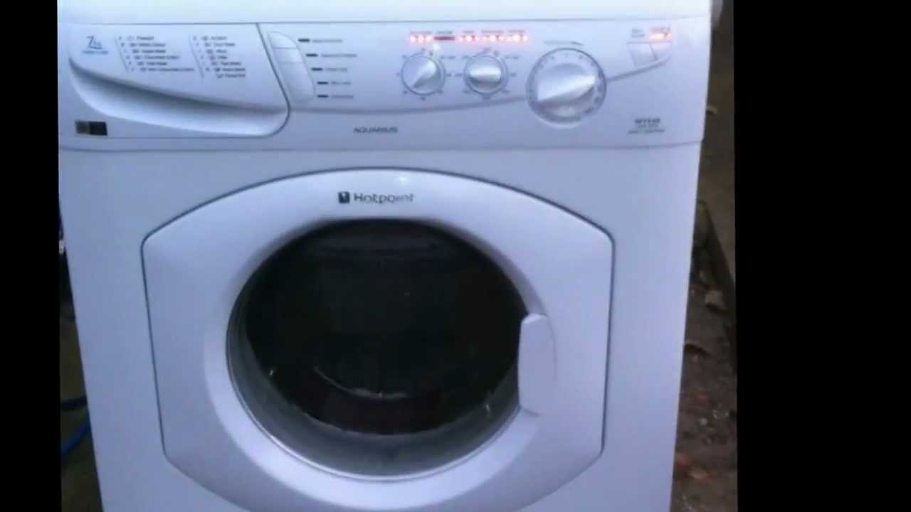 Hotpoint WT540 Washing machine on spin