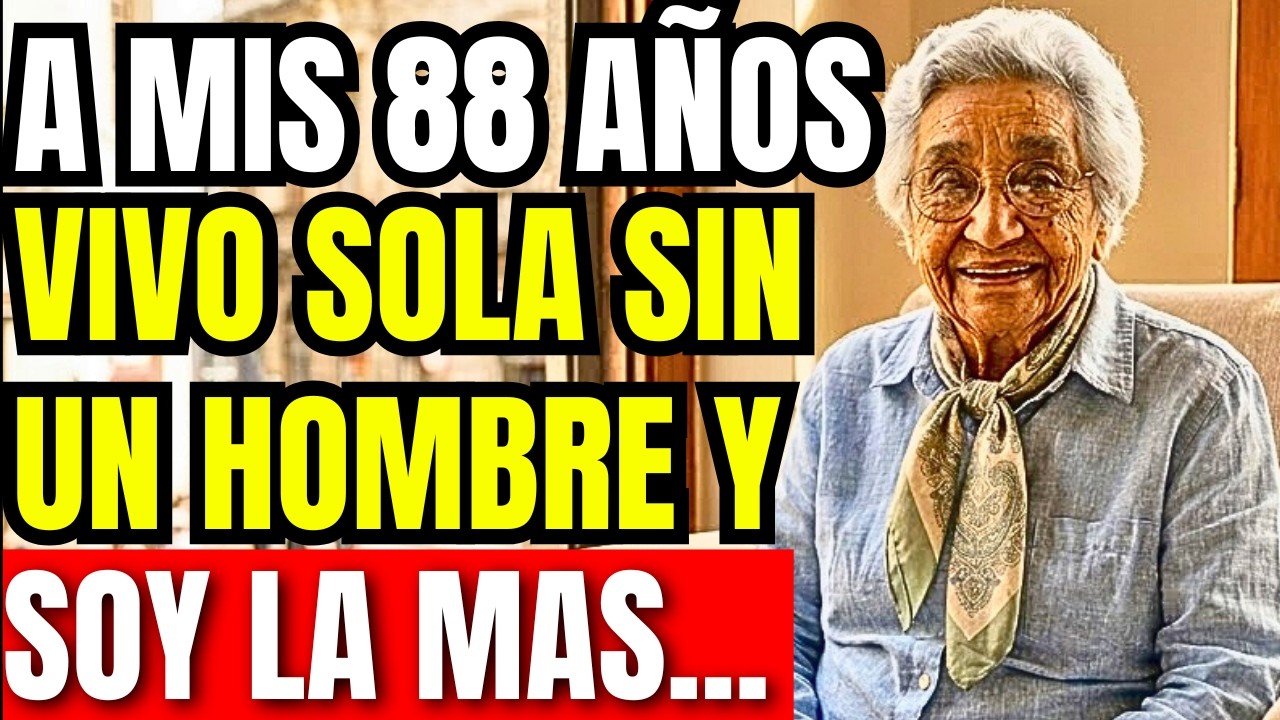 La VERDAD De VIVIR SOLA sin un HOMBRE a los 88 años... | M. Elena Garcia