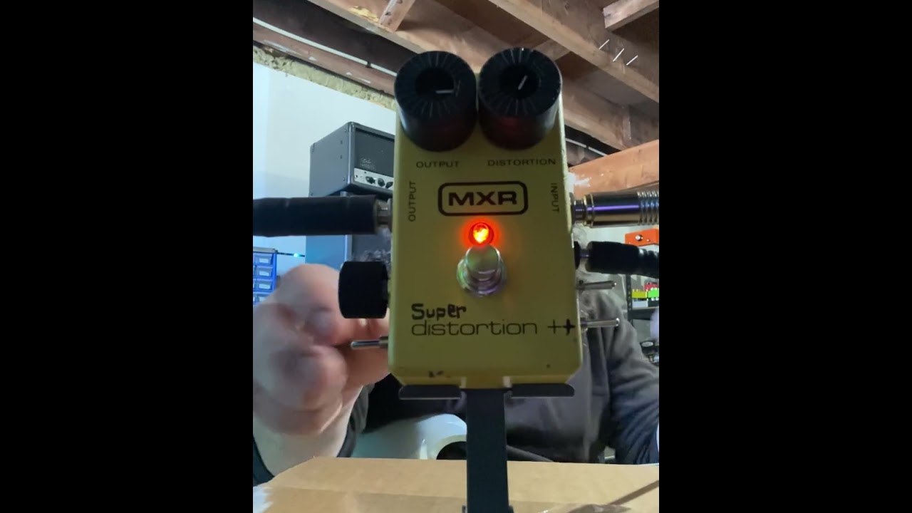 A totally stock not at all modified MXR Distortion +