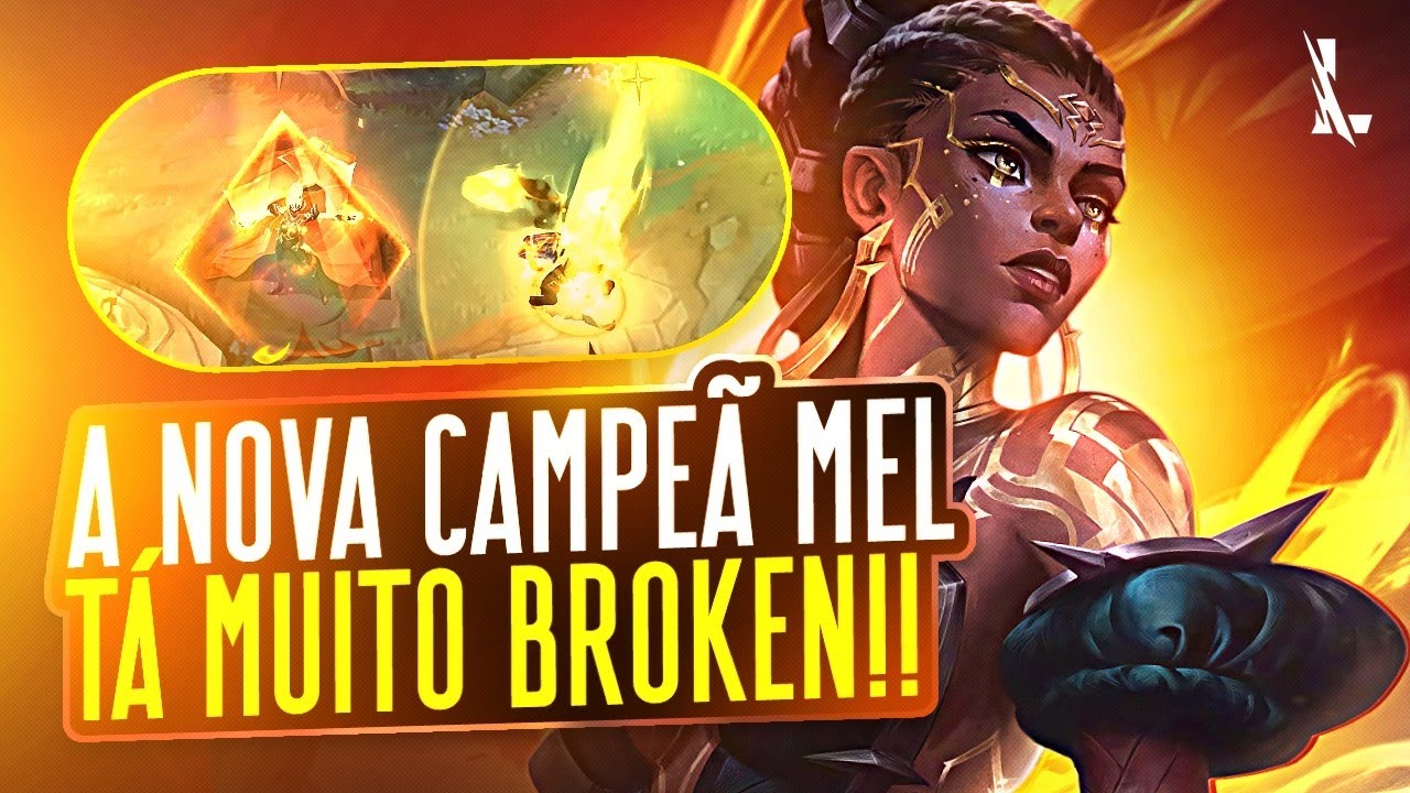 A NOVA CAMPEÃ MEL VEIO ROUBADA PRO WILD RIFT?? ELA É MUITO DIVERTIDA!!