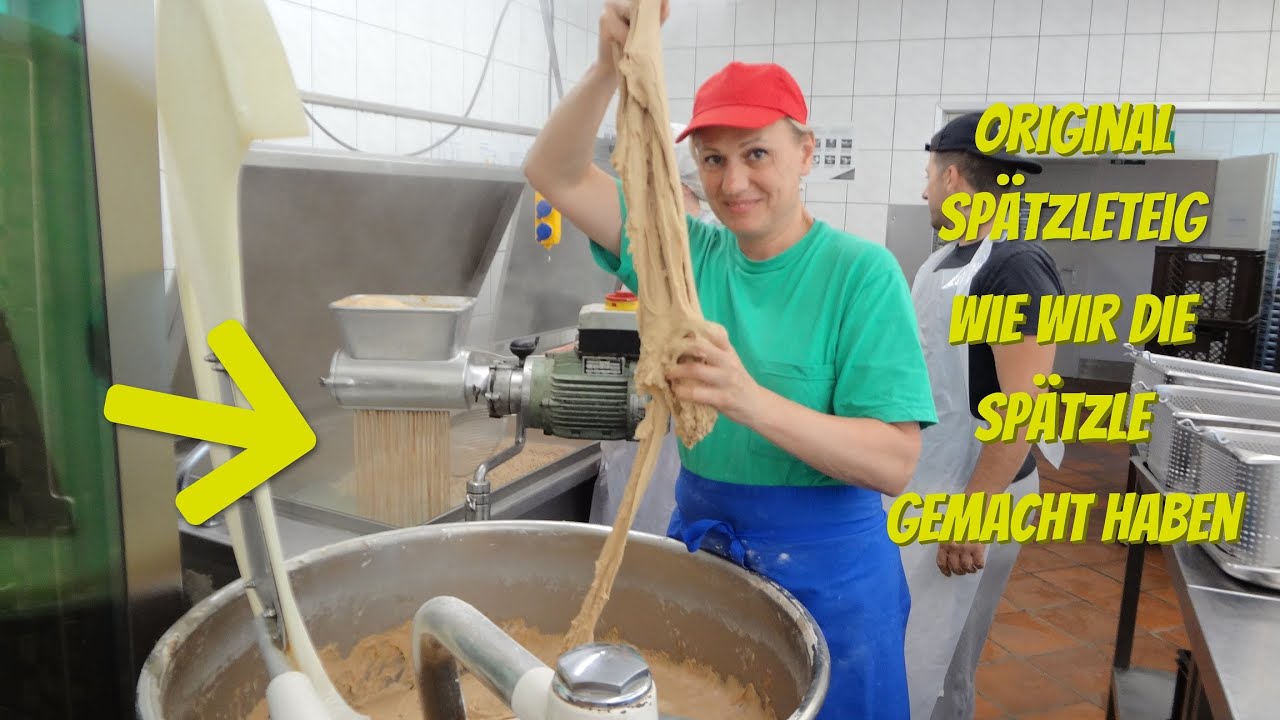 Как мы делали шпецле. Немецкое блюдо. Наша кухня / оригинальное тесто для шпецле