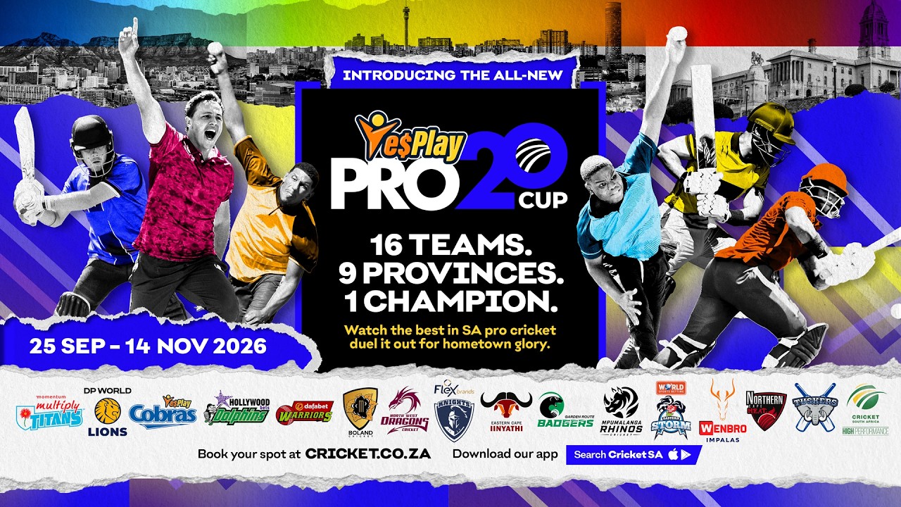 Mpumalanga Rhinos vs CSA High Performance- YesPlay Pro20 Cup