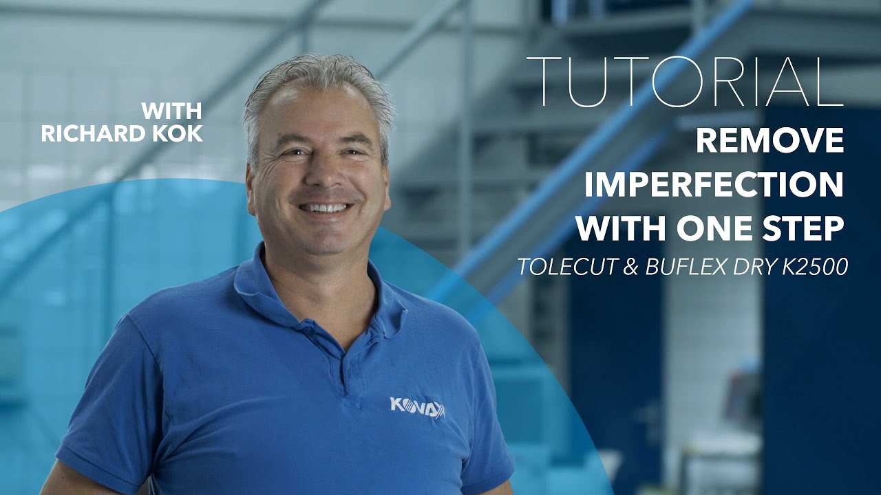 Remove imperfections in one step with the Tolecut K2500