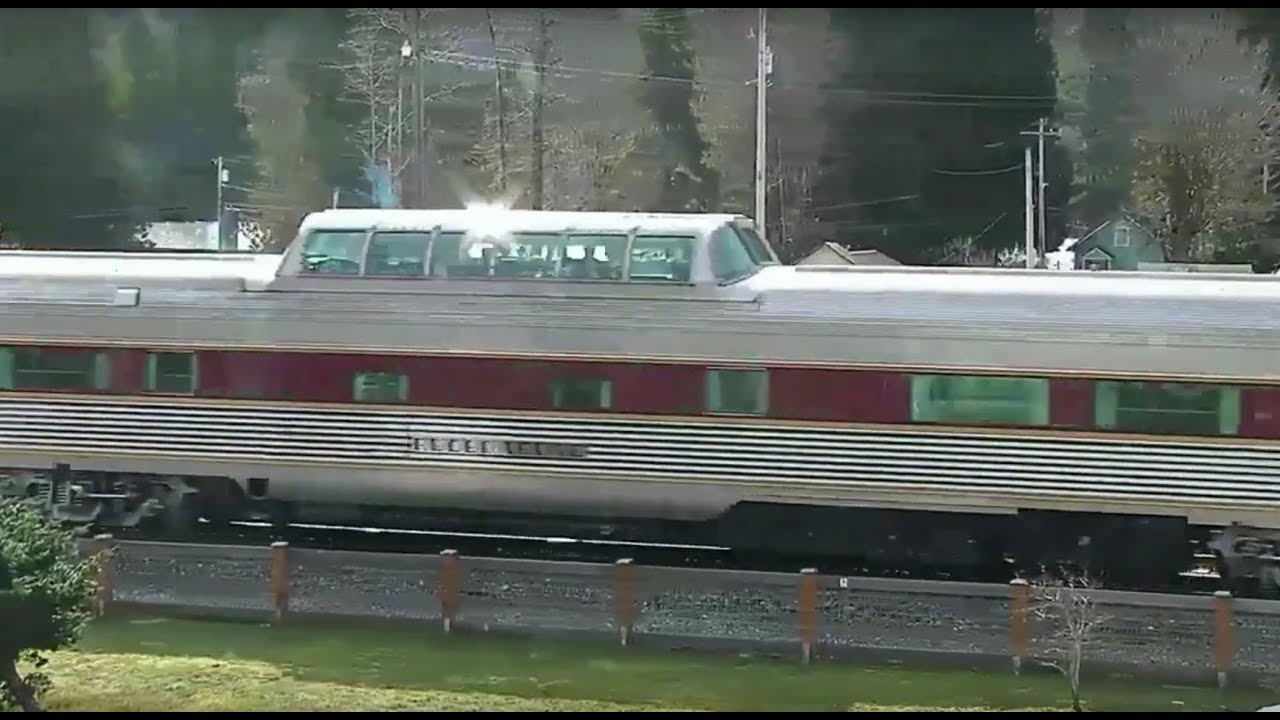 Puget Sound Observation Car on the Empire Builder