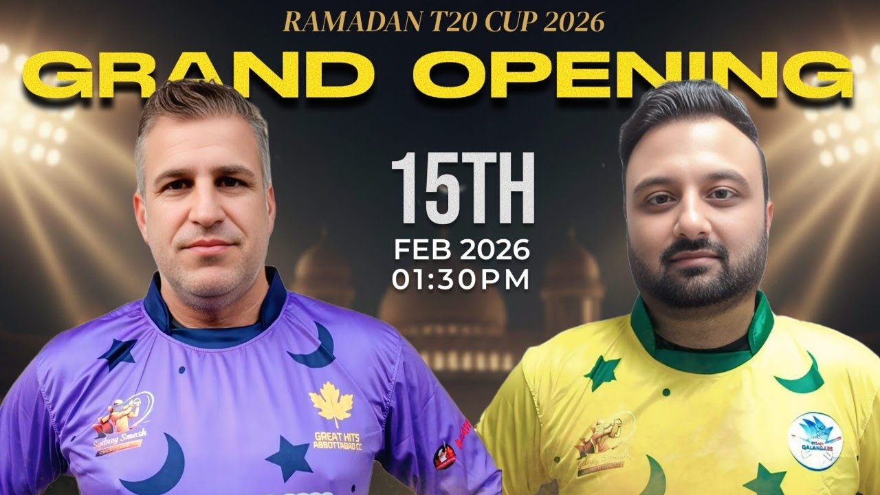 | RAMADAN CUP 2026 | SYDNEY QALANDARS VS GREAT HITS ABBOTTABAD | 15 FEBRUARY 2026 | 1ST INNING |
