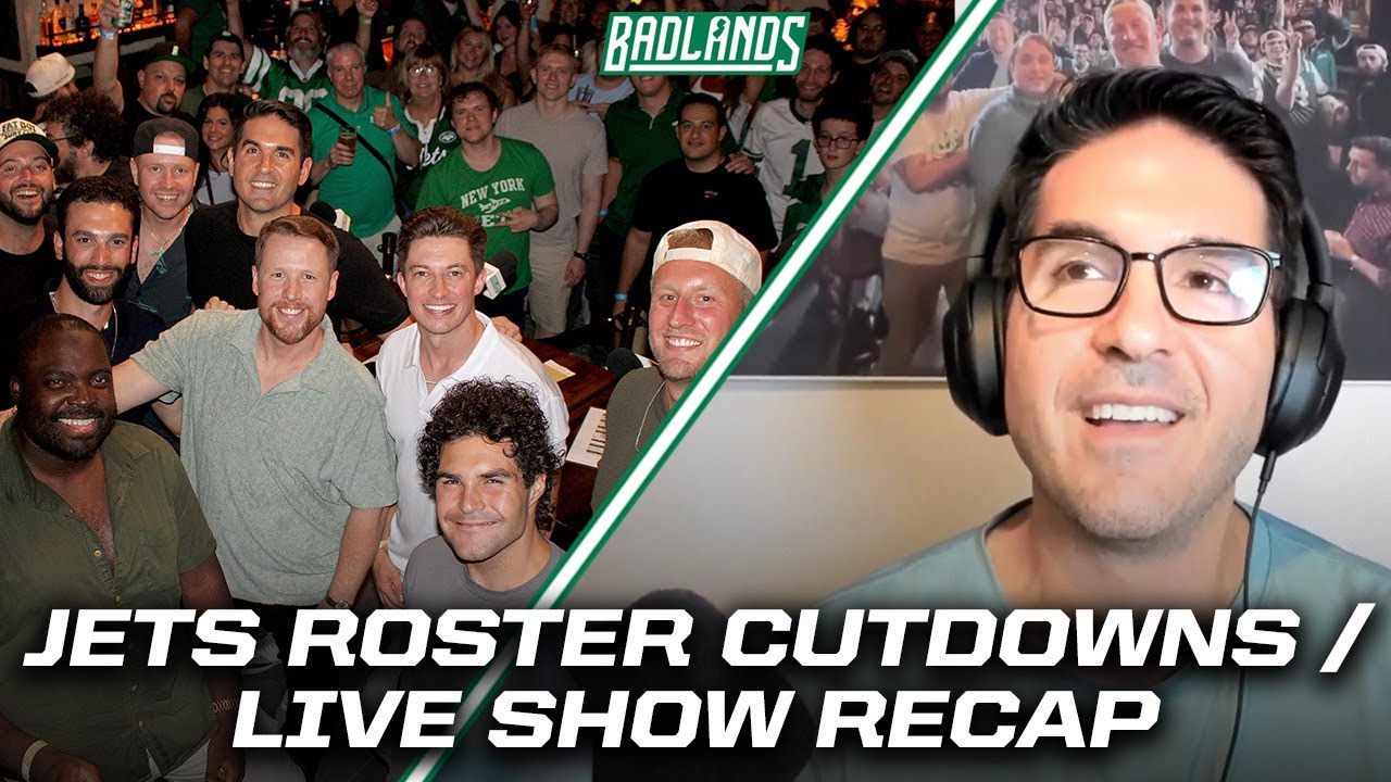 New York #Jets Roster Cut Downs Begin & Aaron Glenn Expectations (FULL BADLANDS)