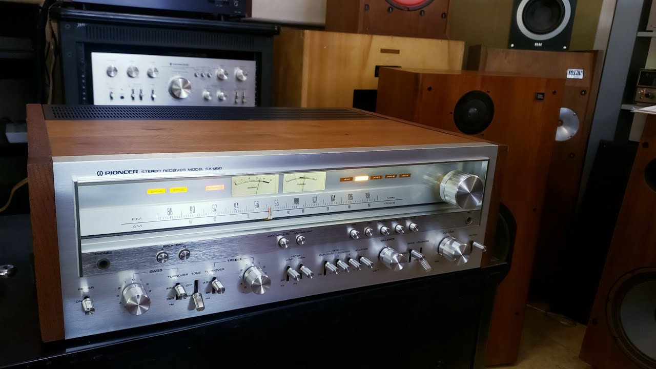 Pioneer SX-850 Phono Demo After Rebuild