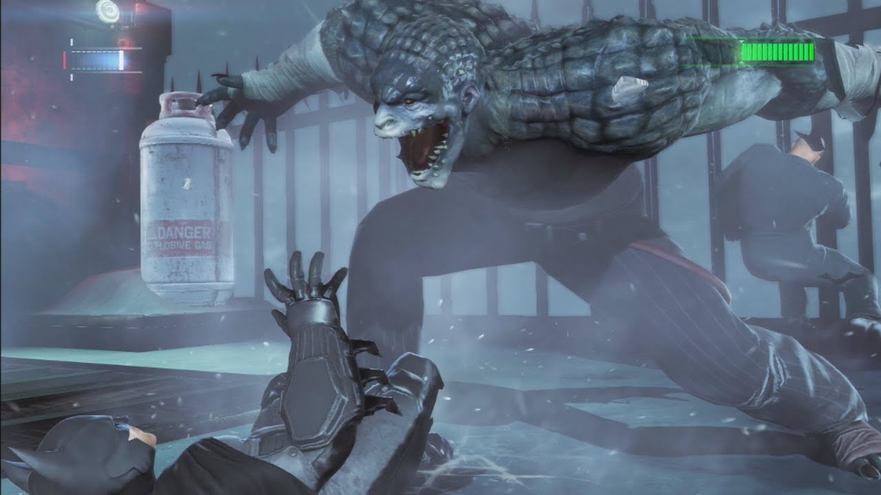 Batman Arkham Origins Killer Croc Boss Fight [HD]