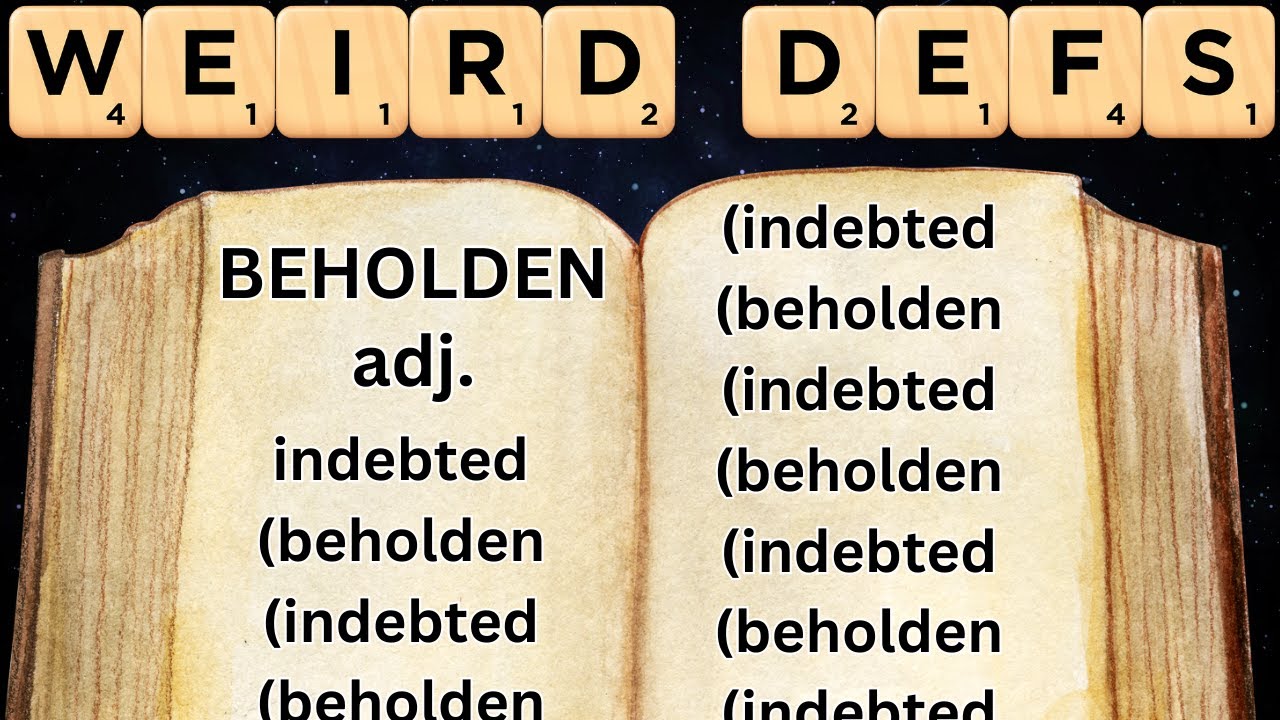 Scrabble's CRAZIEST Definitions