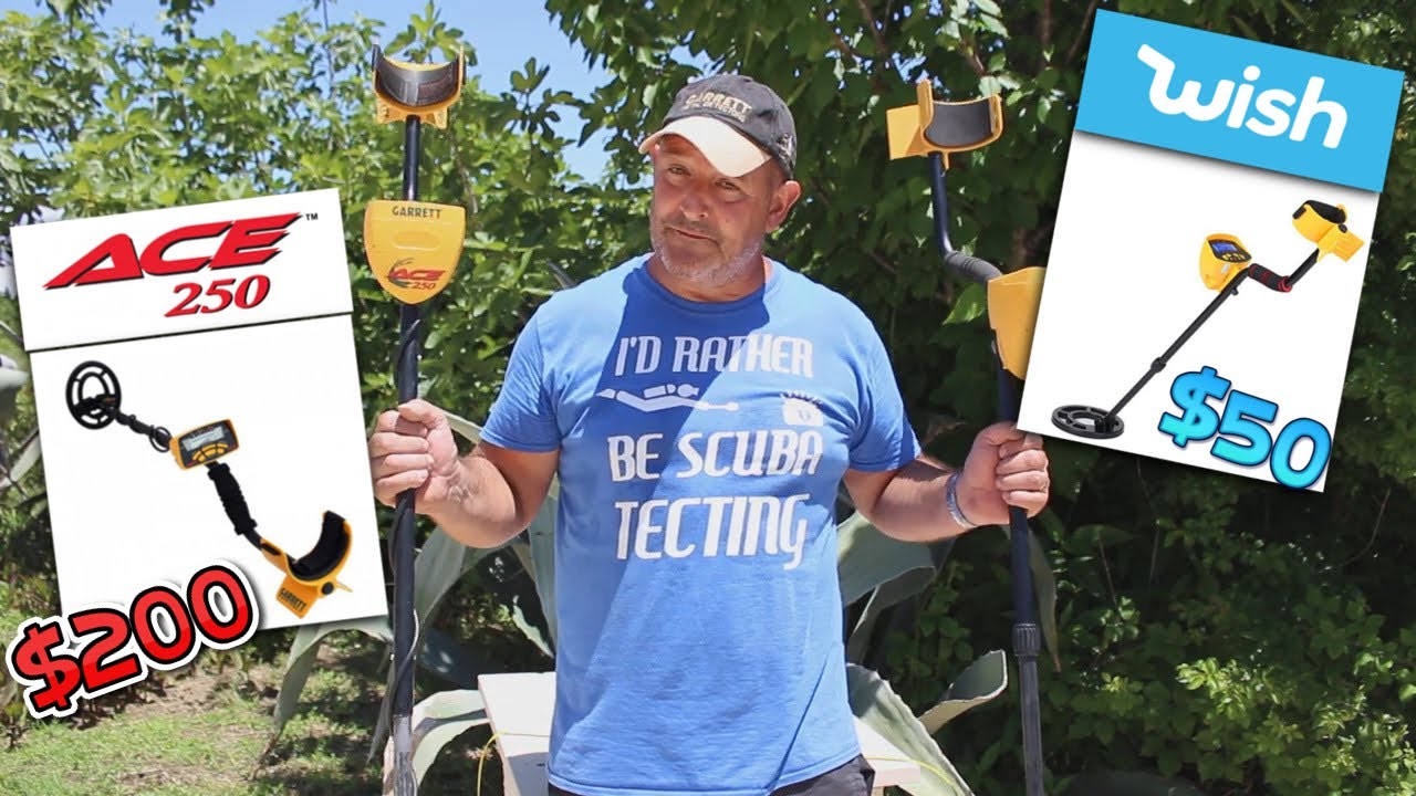 $50 Wish Metal Detector VS $200 Garrett Ace 250 Metal Detector PART 2