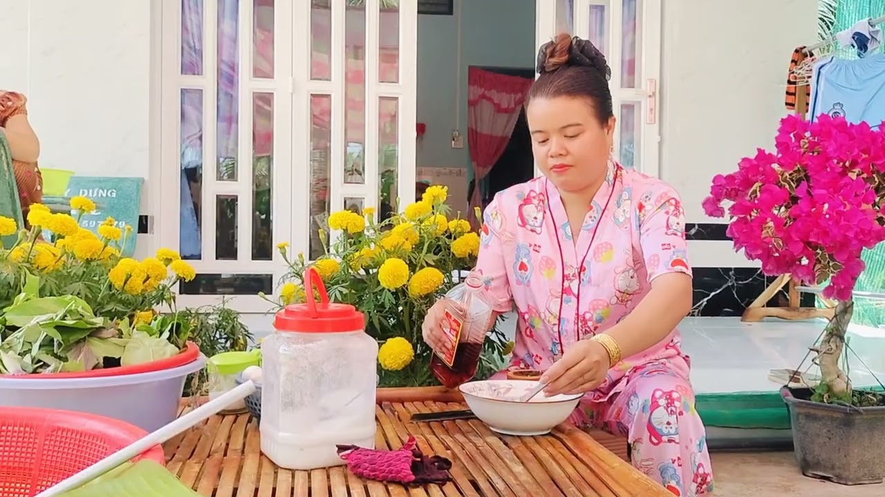 Cả Gia Đình Cùng Thưởng Thức Bánh Xèo Đúng Chuẩn Quê Nhà | Quê Em Trà Ôn |