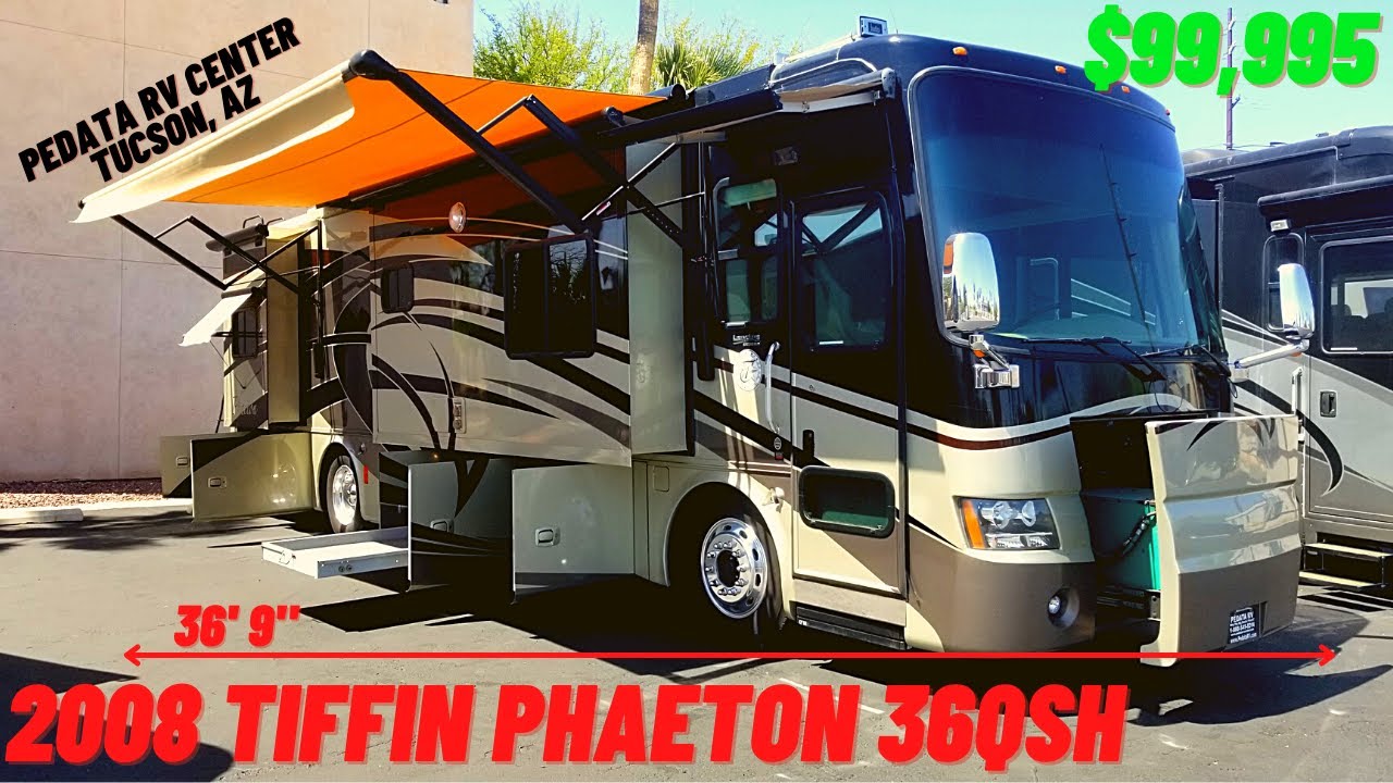 SOLD! Super Clean 2008 Tiffin Phaeton 36QSH Video Walkthrough! Less than 37' Diesel Pusher | $99,995