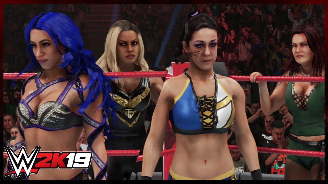 WWE 2K19 | BAYLEY & LITA VS SASHA BANKS & TRISH STRATUS [RAW]