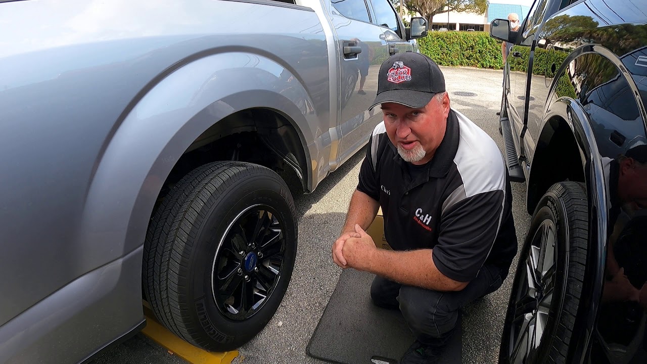 Black Wheel Skins on a Ford F-150 review by C&H Auto Accessories