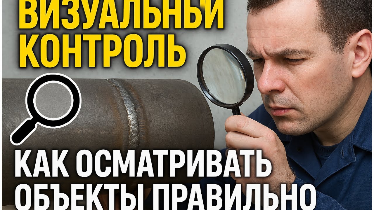 Визуальный контроль.  Как осматривать объекты ПРАВИЛЬНО