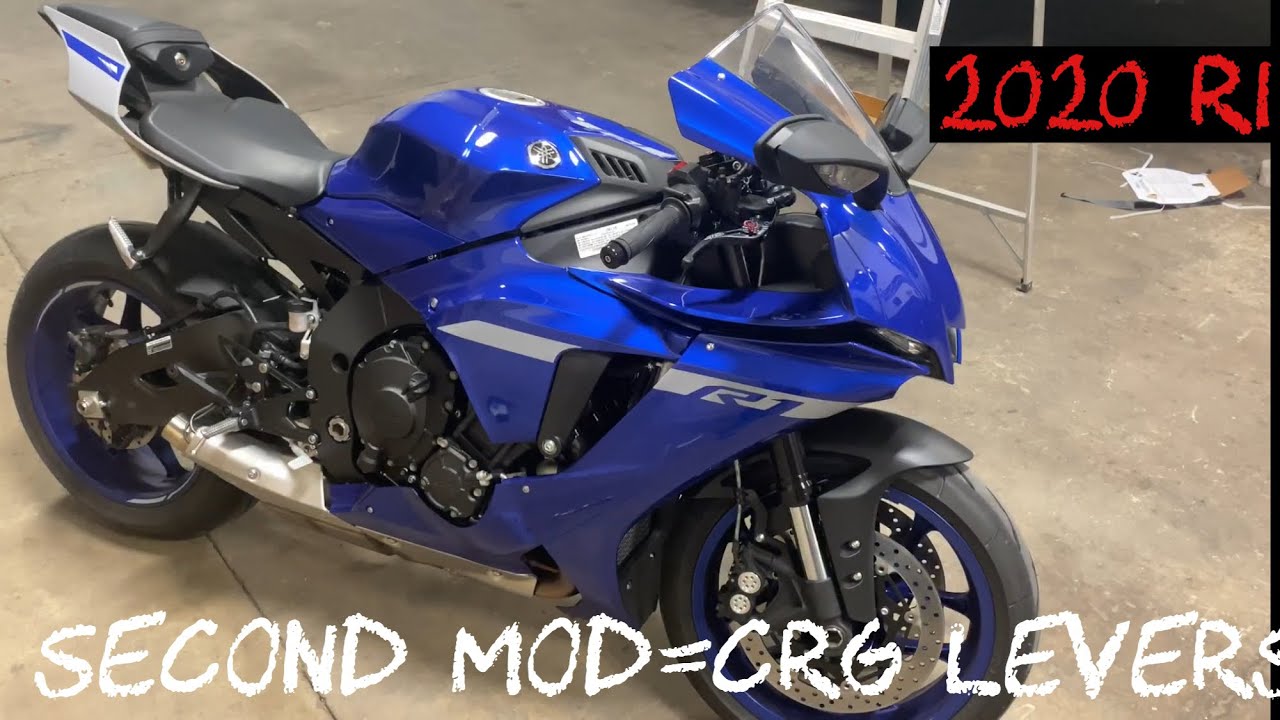 Yamaha R1 DIY CRG shorty black lever install tutorial DIY 15-23 clutch brake