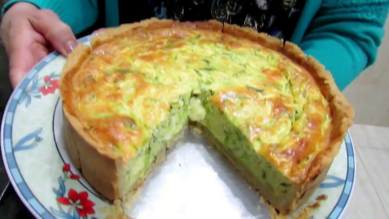 QUICHE  OU TORTA DE ABOBRINHA É UMA TENTAÇÃO