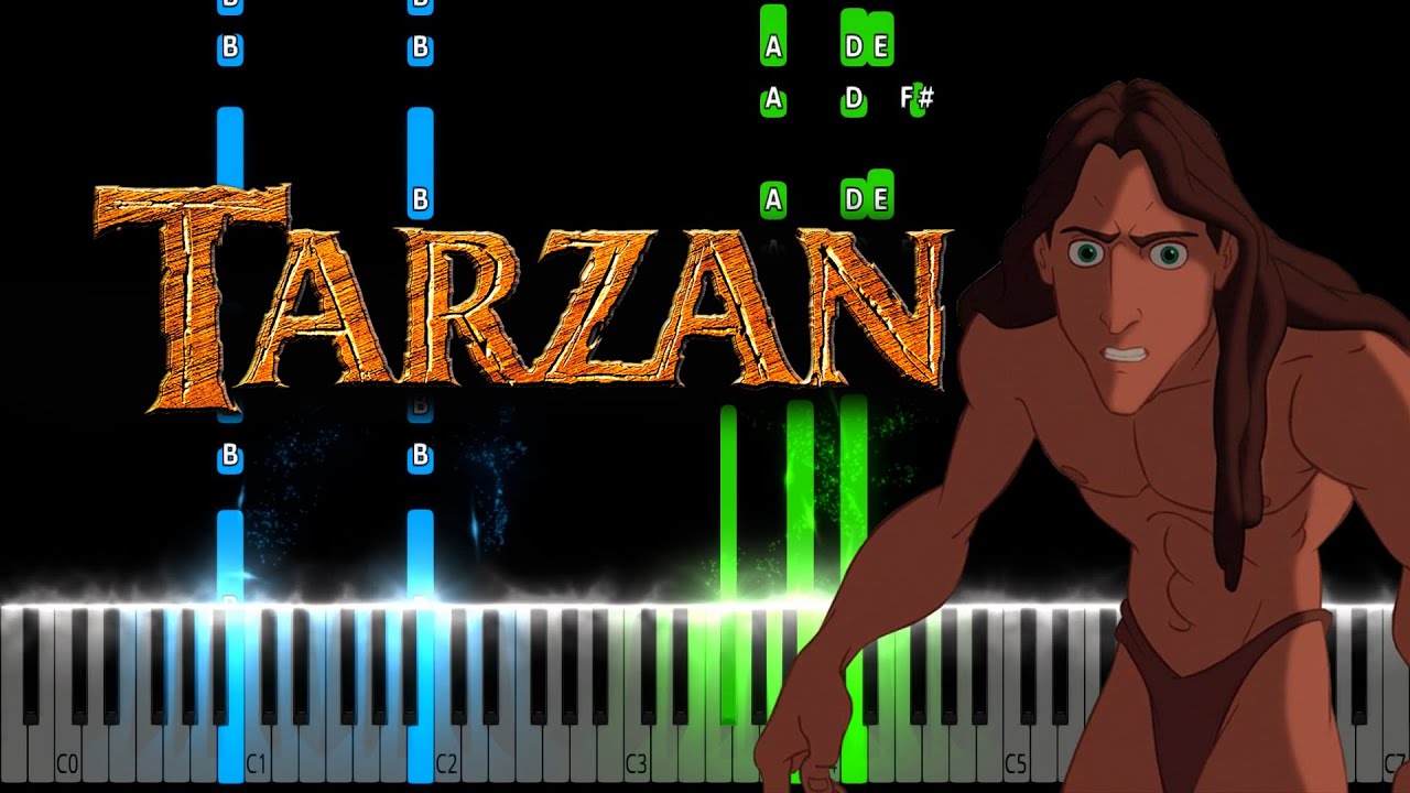 Tarzan - Son Of Man Piano Tutorial