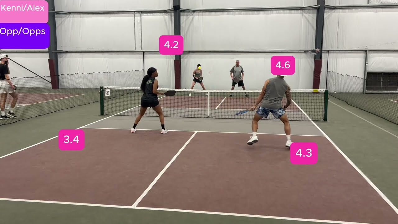 Can this 3.0 beat 4.0 players? / MiLP DUPR 16 // Round 1 Mixed / No Commentary