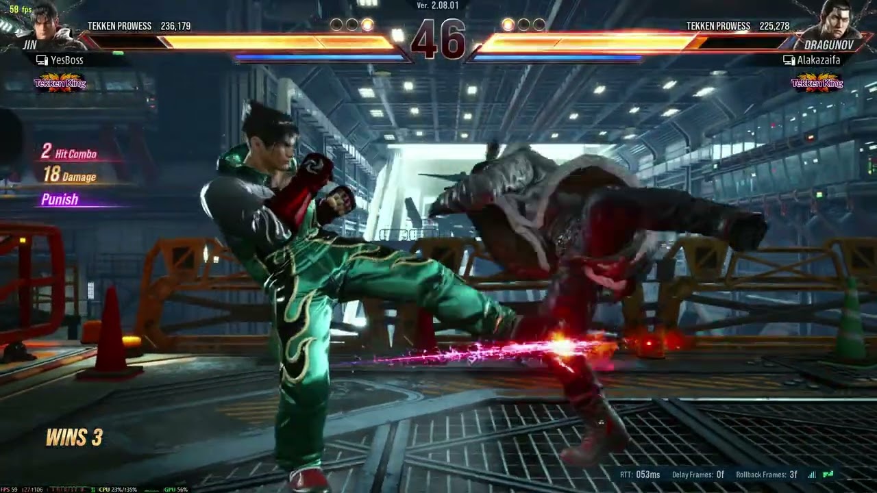 JIN vs DRAGUNOV | Tekken 8 Rank Season 2 ( ULTRA GRAPHICS )