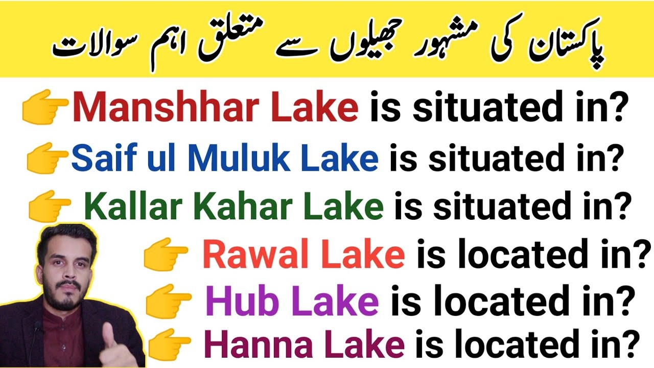 famous Lakes of Pakistan's related questions for ppsc fpsc upsc NTS Railway|Hub of iQ Gk|GK Pakistan