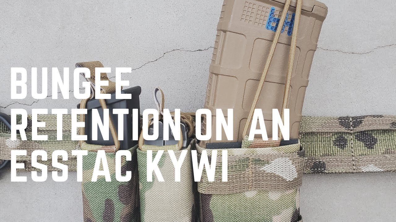 Как добавить фиксатор-резинку к подсумкам из кайдекса, например Esstac Kywis