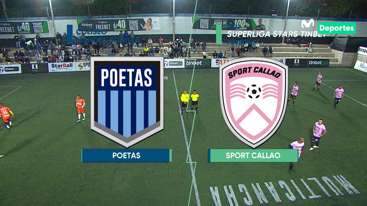 POETAS vs SPORT CALLAO | 5-3 | Súper Liga Stars Fútbol 7 | Fase de Grupos