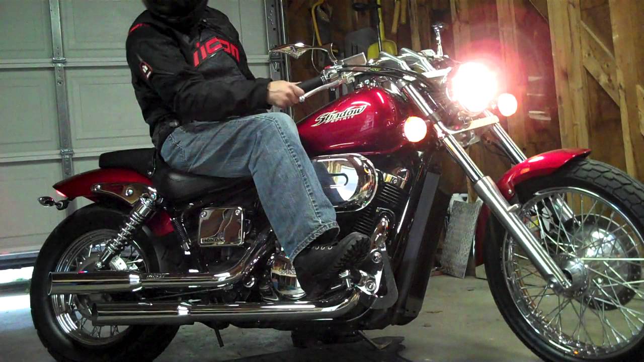 Honda Shadow Spirit Jetted and Piped