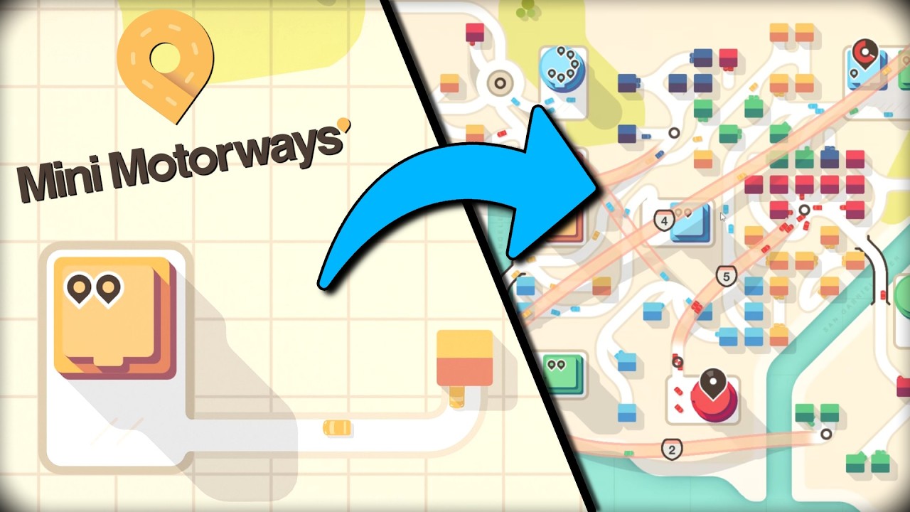 Können wir ein STRAßENNETZ ohne STAUS bauen?! 🚗 Mini Motorways #01