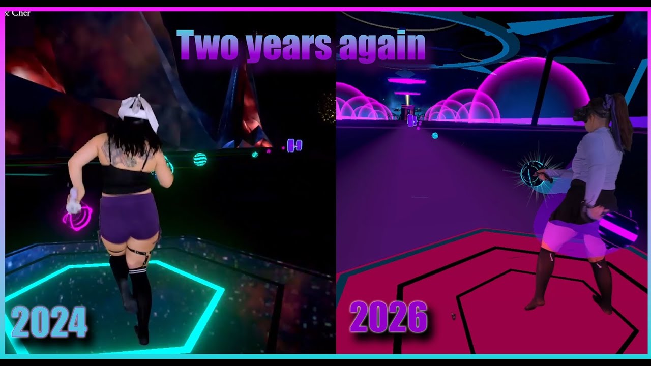PART II │Two years difference, same person │ Synth Riders│Burlesque