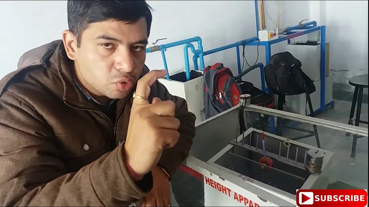 Experimental determination of Metacentric height = 3.78 cm