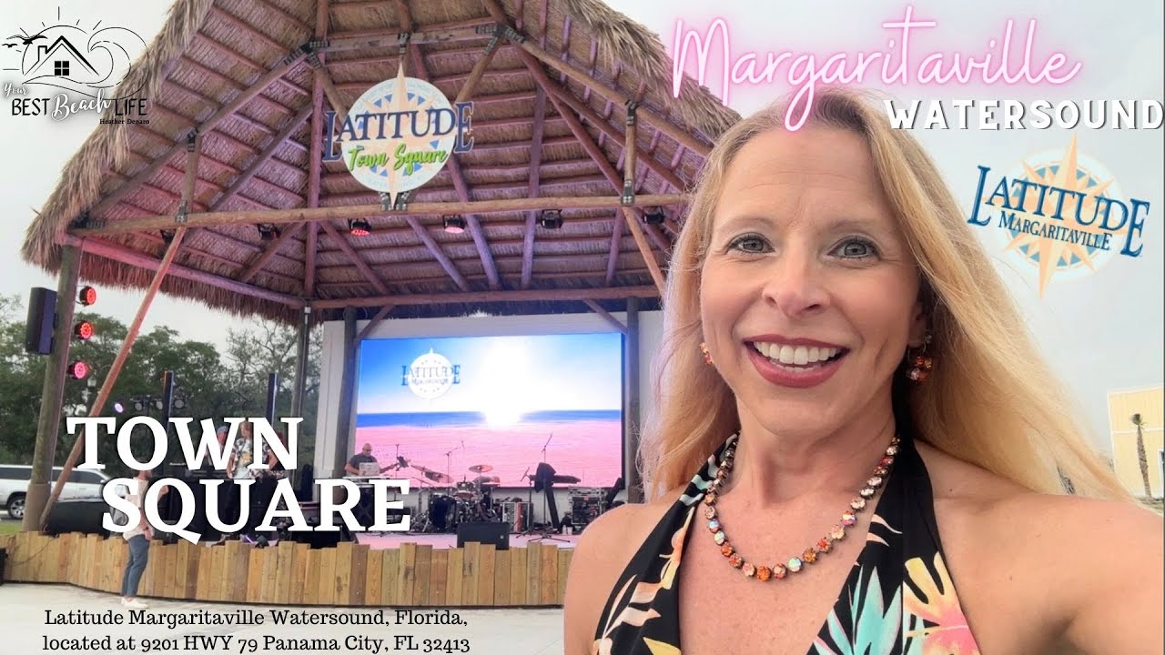 Town Square Walkthrough🏖️Latitude Margaritaville~55+ Community Panama City Beach Fl🏝️