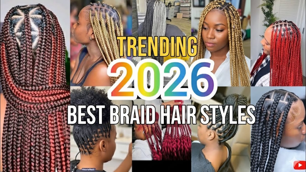 2026 KNOTLESS BOX BRAID HAIRSTYLES/FRENCH CURLS HAIRSTYLES /BOHO KNOTLESS BRAID HAIRSTYLES #VIRAL