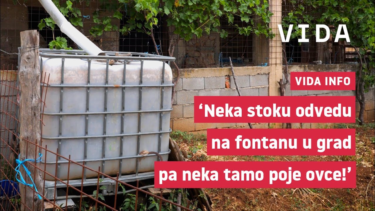 VIDA info - Zapostavljena kninska sela: Cisterne nisu dovoljne