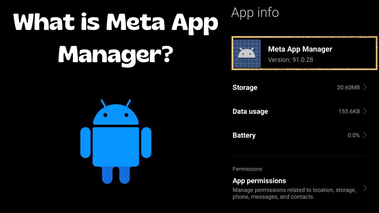 Что такое Meta App Manager на телефоне Android? Это шпионское ПО?