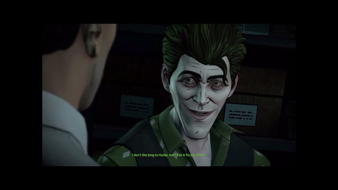 John saying «Bruce» for 1.14 min | TELLTALE BATJOKES