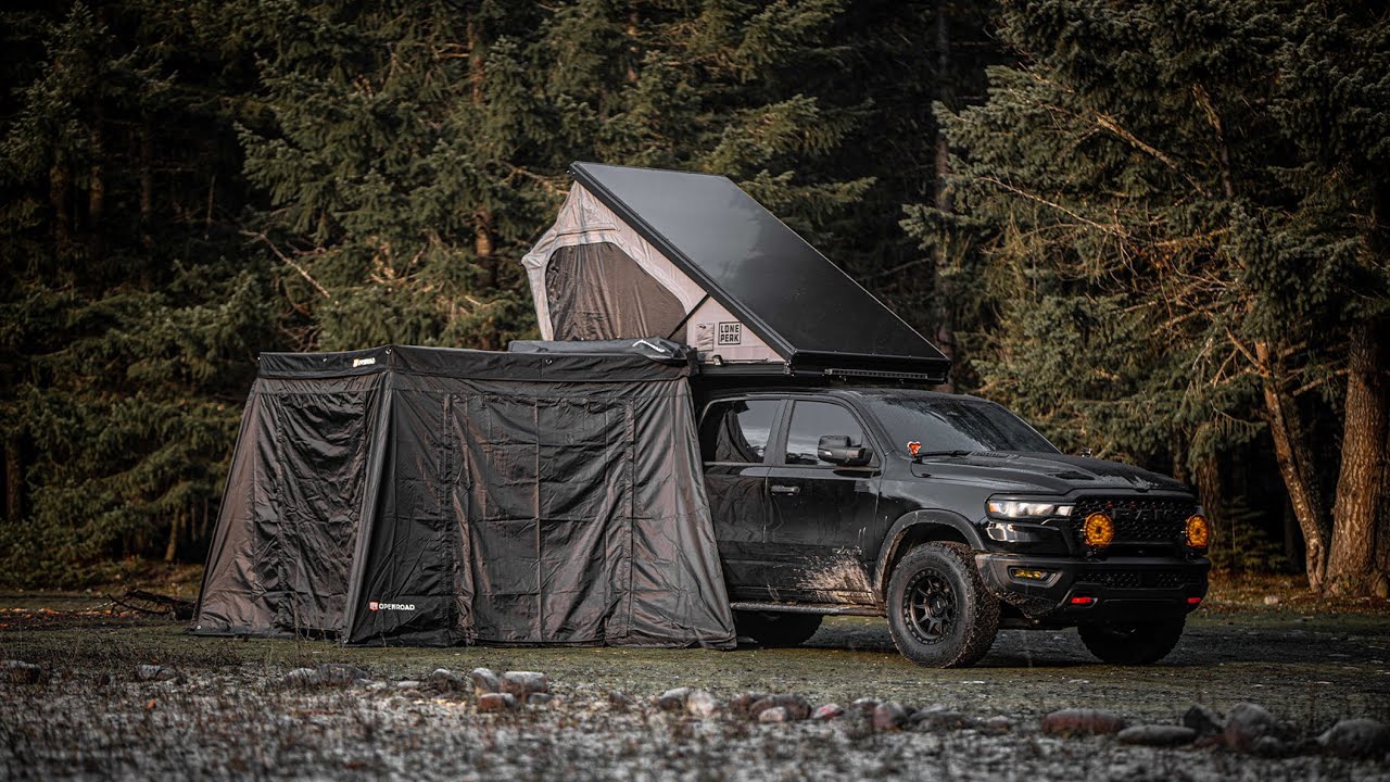 First Winter Solo Camping with Pepper POV / Lone Peak / Openroad4wd / Hcalory / Fire Maple