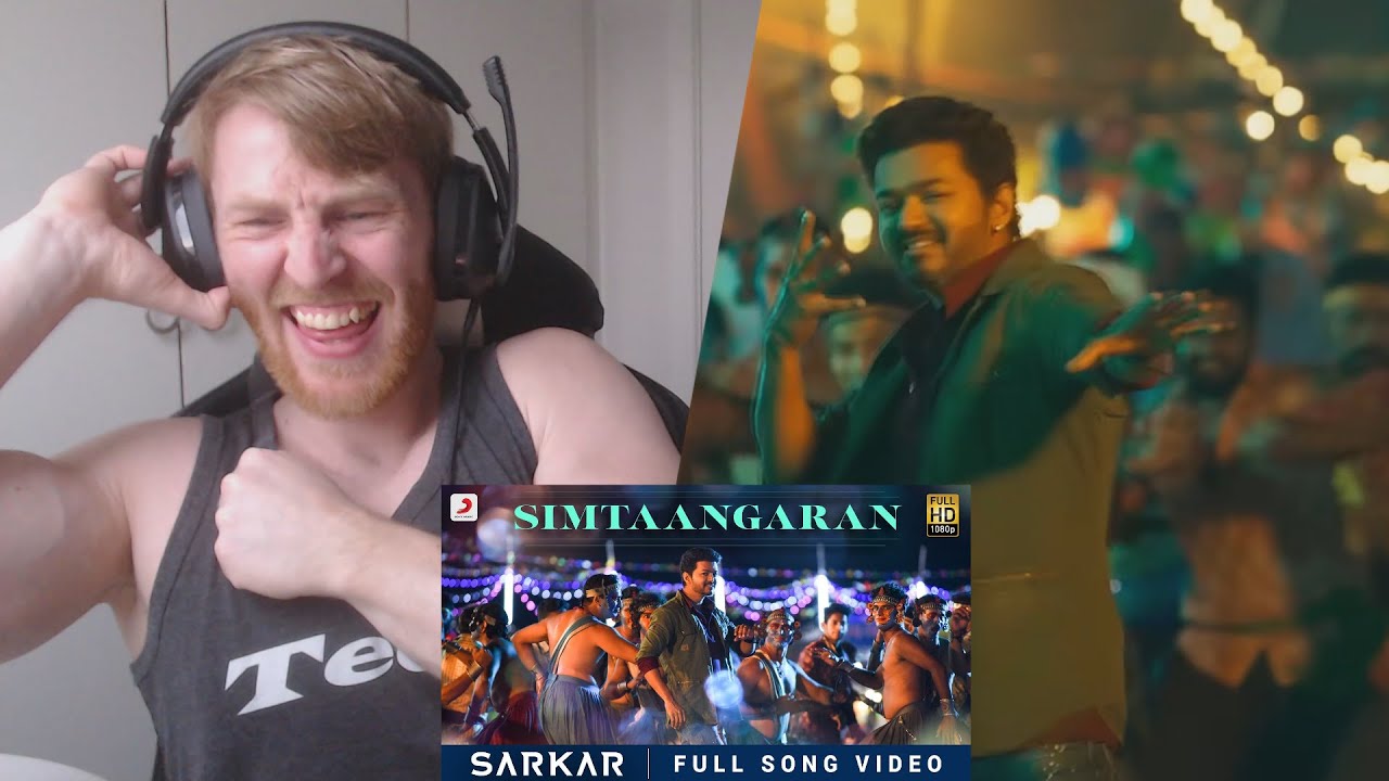 Sarkar - Simtaangaran Video | Thalapathy Vijay | A .R. Rahman • Reaction By Foreigner