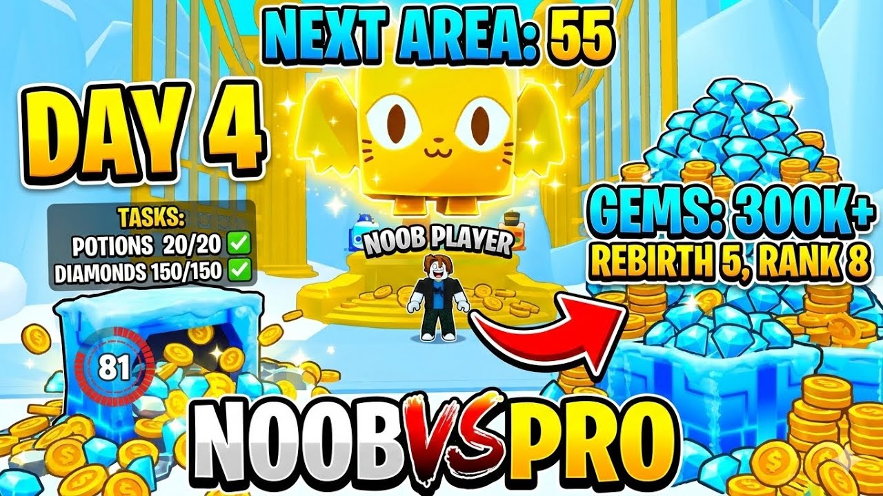 Rebirth 5 on Day 4 Pet Simulator 99 (Roblox)