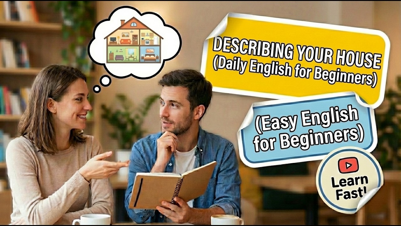 Basic English Conversation: Describing Your House (Daily English for Beginners)