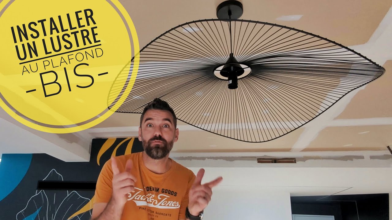 Comment installer un lustre au plafond - bis-
